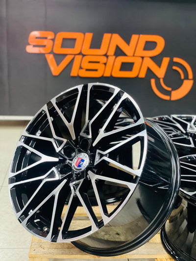 20” AS- BM X5 5063  5/120 BLACK MACHINE FACE