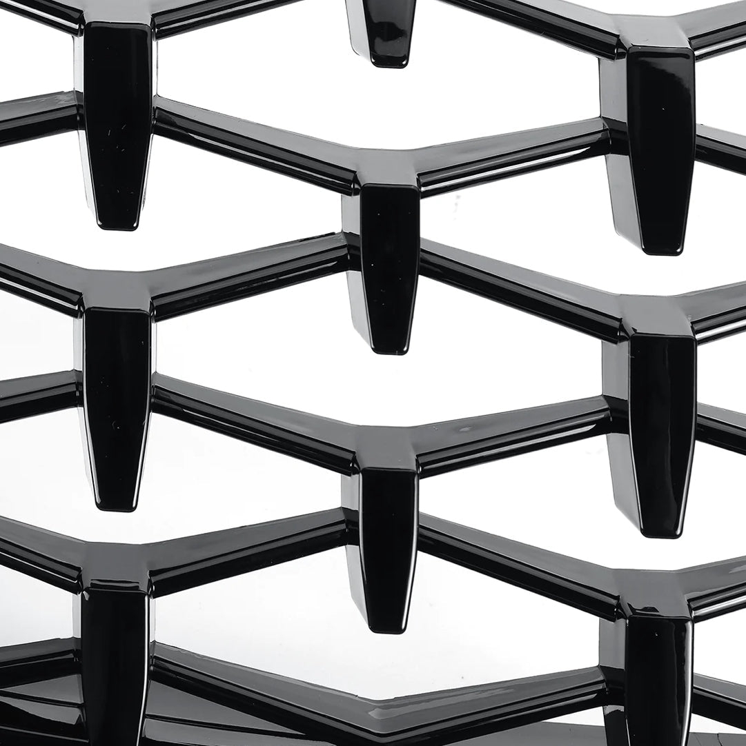 MILLION STAR KIDNEY GRILLS SUITABLE FOR BMW E90 05-08  GLOSS BLAC