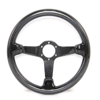 Genuine Carbon Fiber Lightweight Deep Dish Steering Wheel (340mm)