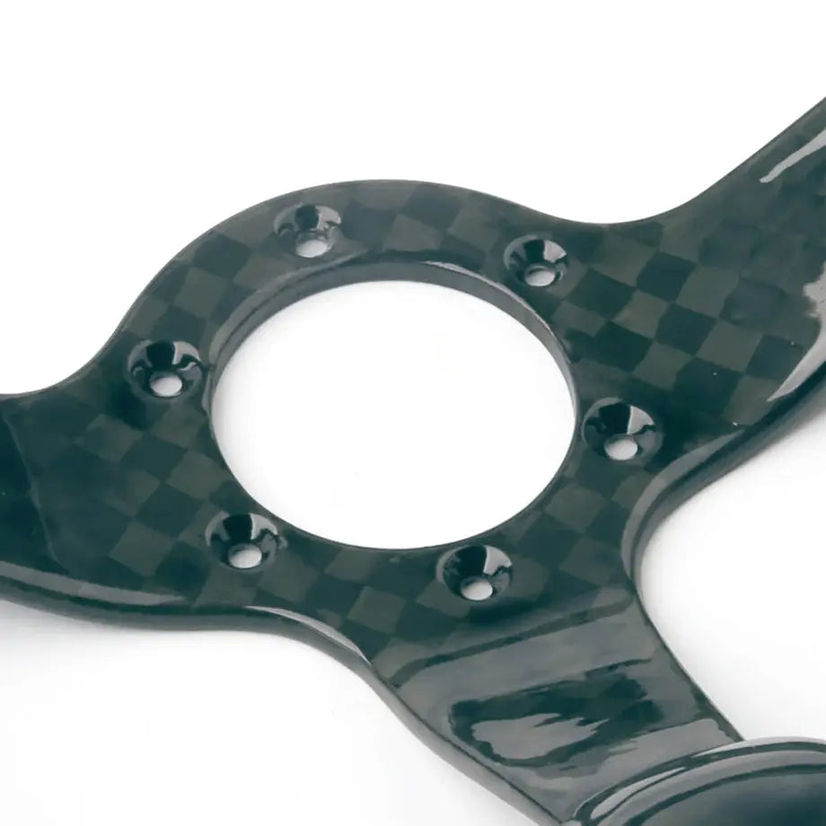 Genuine Forged Carbon Fiber Lightweight Deep Dish Steering Wheel (340mm)