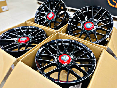 17” AS-RSE  CONCAVE 5/100 GLOSS BLACK WHEELS