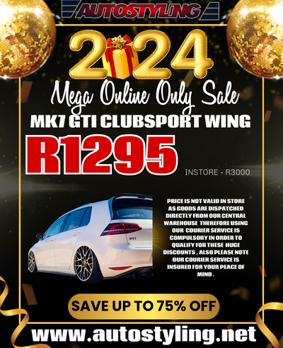 VW GOLF 7 3PCE CLUBSPORT WING