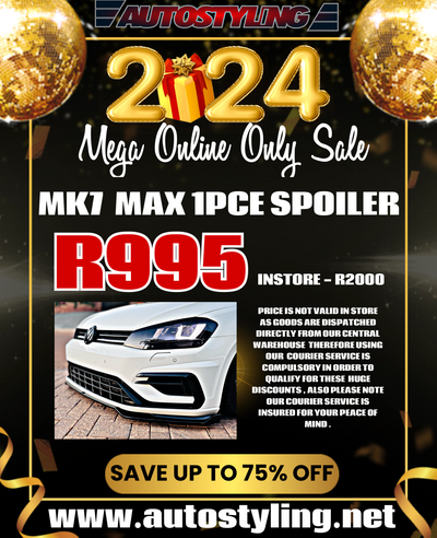 VW GOLF 7 1pce FRONT SPOILER