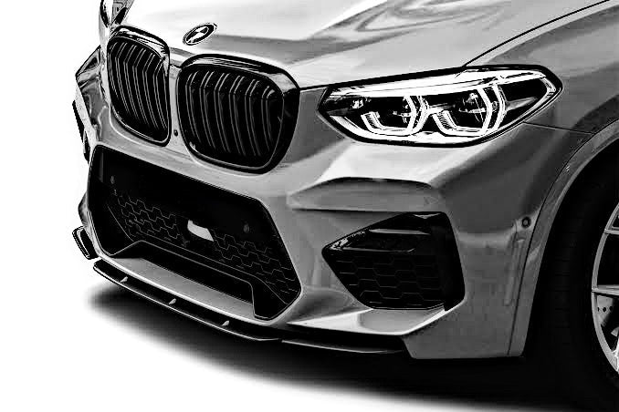 BM F97 X3M 3pce front spoiler