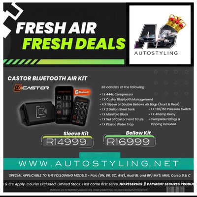 CASTOR BLUETOOTH AIR SUSPENSION FOR POLO