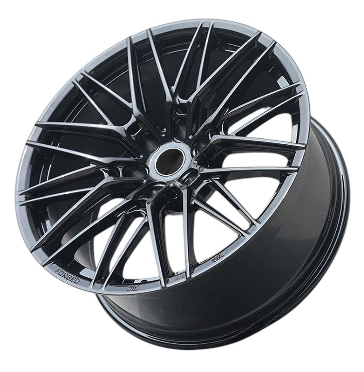 22”  AS-FORGED HJ0265  6/139 BAKKIE WHEELS GLOSS BLACK