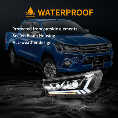 VLAND LED Headlights For 2015-2020 Toyota Hilux Front Lights
