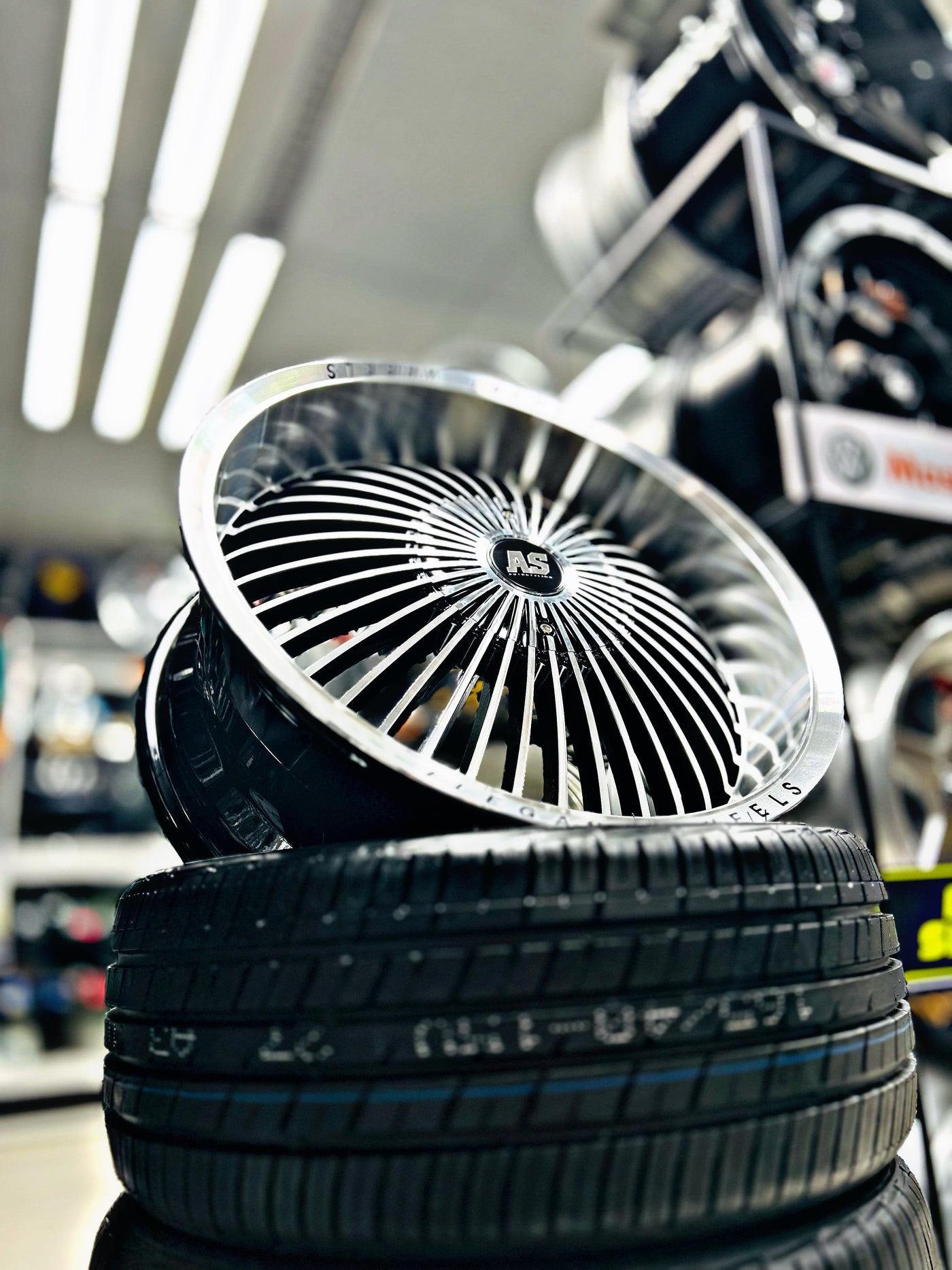 17” AS PROPELLER  4/100 & 4/114 silver wheels