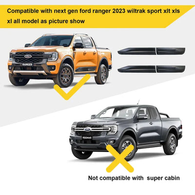 FORD RANGER NEXT GEN 2023 SIDE BODY CLADDING