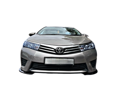 VW GOLF 7 / 7.5 / 7R / 7TSI KERSH 3PCE FRONT SPOILER GLOSS BLACK