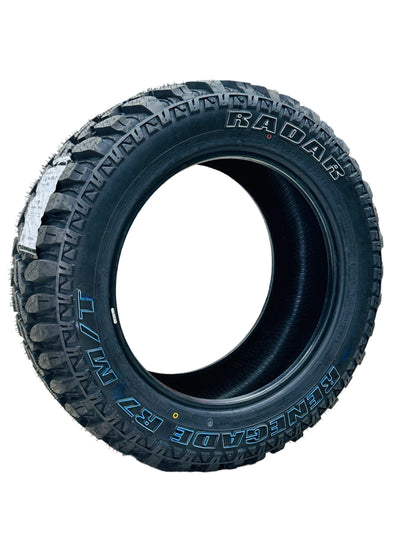 20” 33x12.5 RADAR RENEGADE R7 MUD TERRAIN WHITE LETTER TYRES