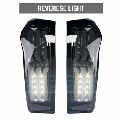 Isuzu D-Max (12-21) 3D Bar Style Smoked Black LED Taillights