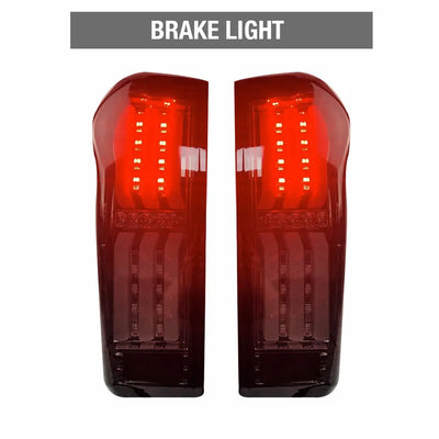 Isuzu D-Max (12-21) 3D Bar Style Smoked Black LED Taillights
