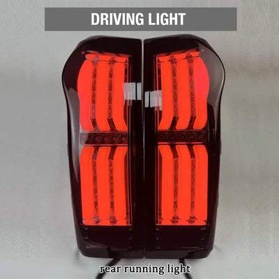 Isuzu D-Max (12-21) 3D Bar Style Smoked Black LED Taillights
