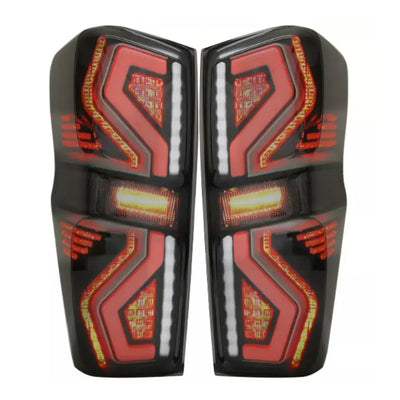 Isuzu D-Max (2021-On) Smoked Black 3D Bar Style LED Taillight