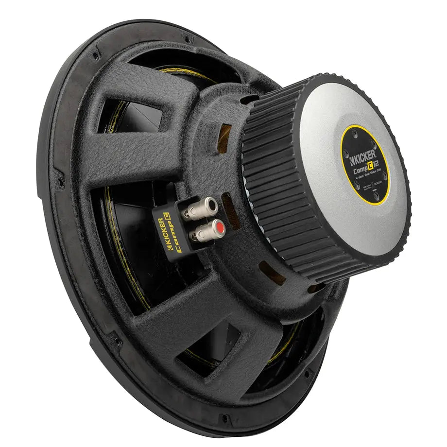 Kicker 50CWCD124 12" CompC 4ohm DVC Subwoofer 600W