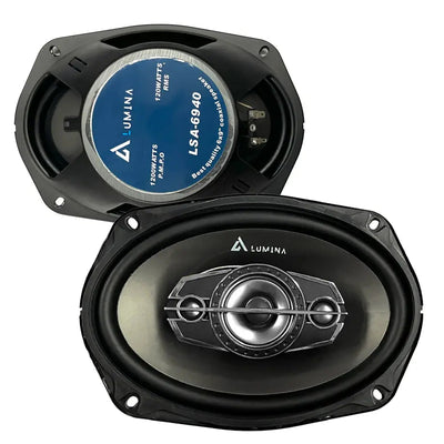 Lumina LSA-6940 - 6x9" 4-Way Coaxial Speakers - 1200W