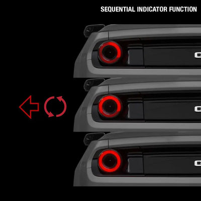 MP Concepts -  Mustang Raxiom (15-23) Gen 2 GT Style Round LED Taillights