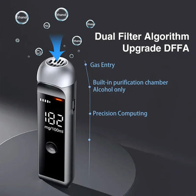 Mr Black 1000 Portable Alcohol Breathalyzer Tester