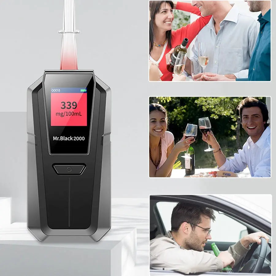 Mr Black-2000 Portable Digital Alcohol Breathalyzer Tester