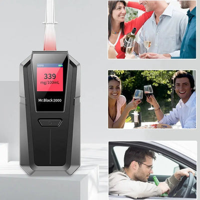 Mr Black-2000 Portable Digital Alcohol Breathalyzer Tester