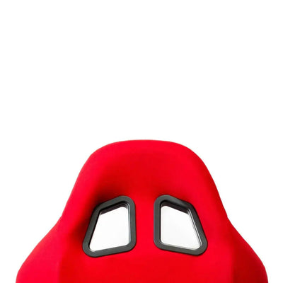 Non-Reclinable Racing Bucket Seats (Black & Red) - Each