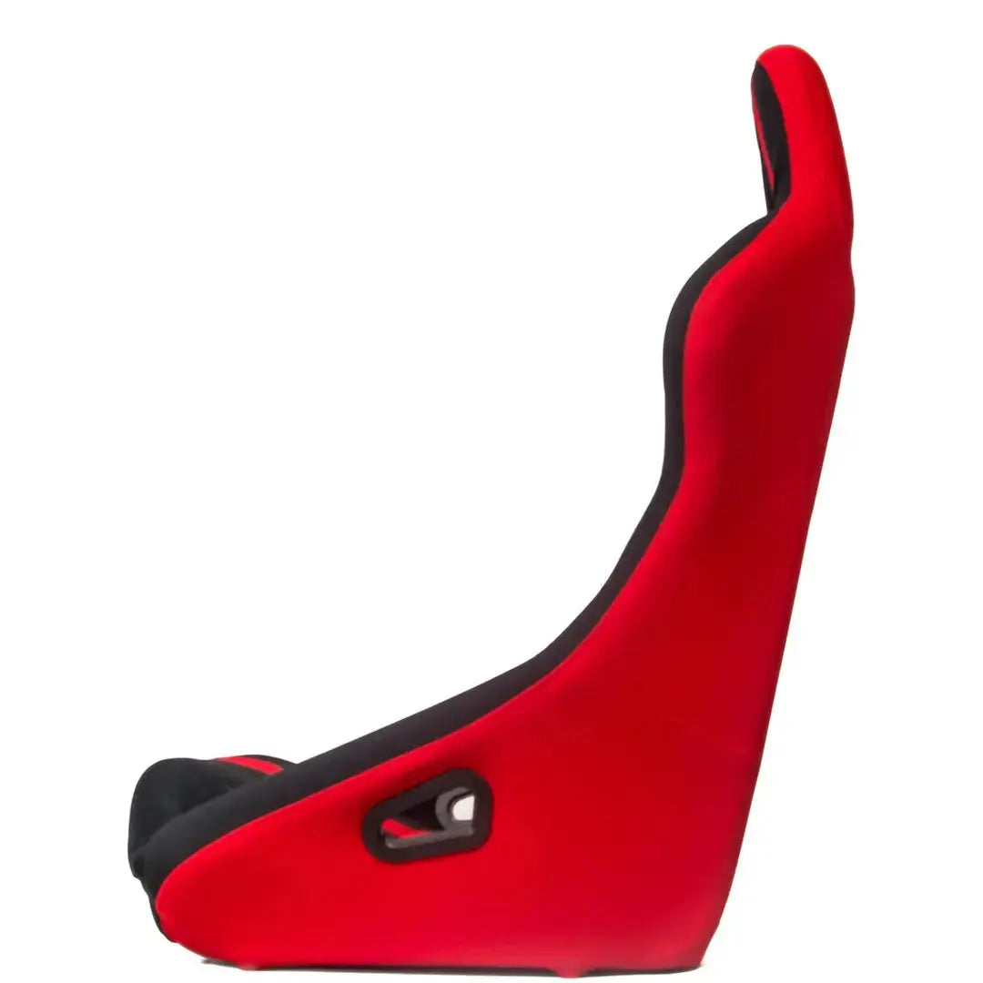 Non-Reclinable Racing Bucket Seats (Black & Red) - Each