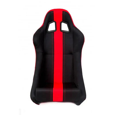 Non-Reclinable Racing Bucket Seats (Black & Red) - Each