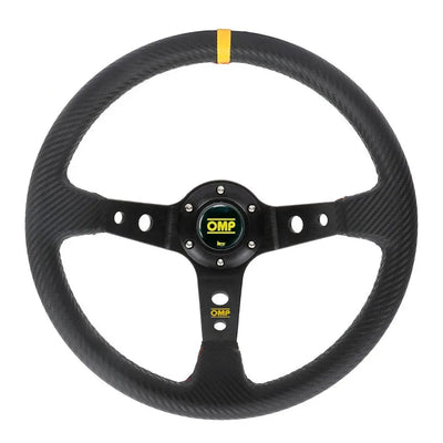 OMP Drift Style Carbon Look Steering Wheel (350mm)