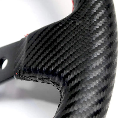 OMP Drift Style Carbon Look Steering Wheel (350mm)