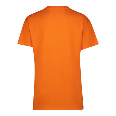 LAILA ORANGE SM LOGO TEE