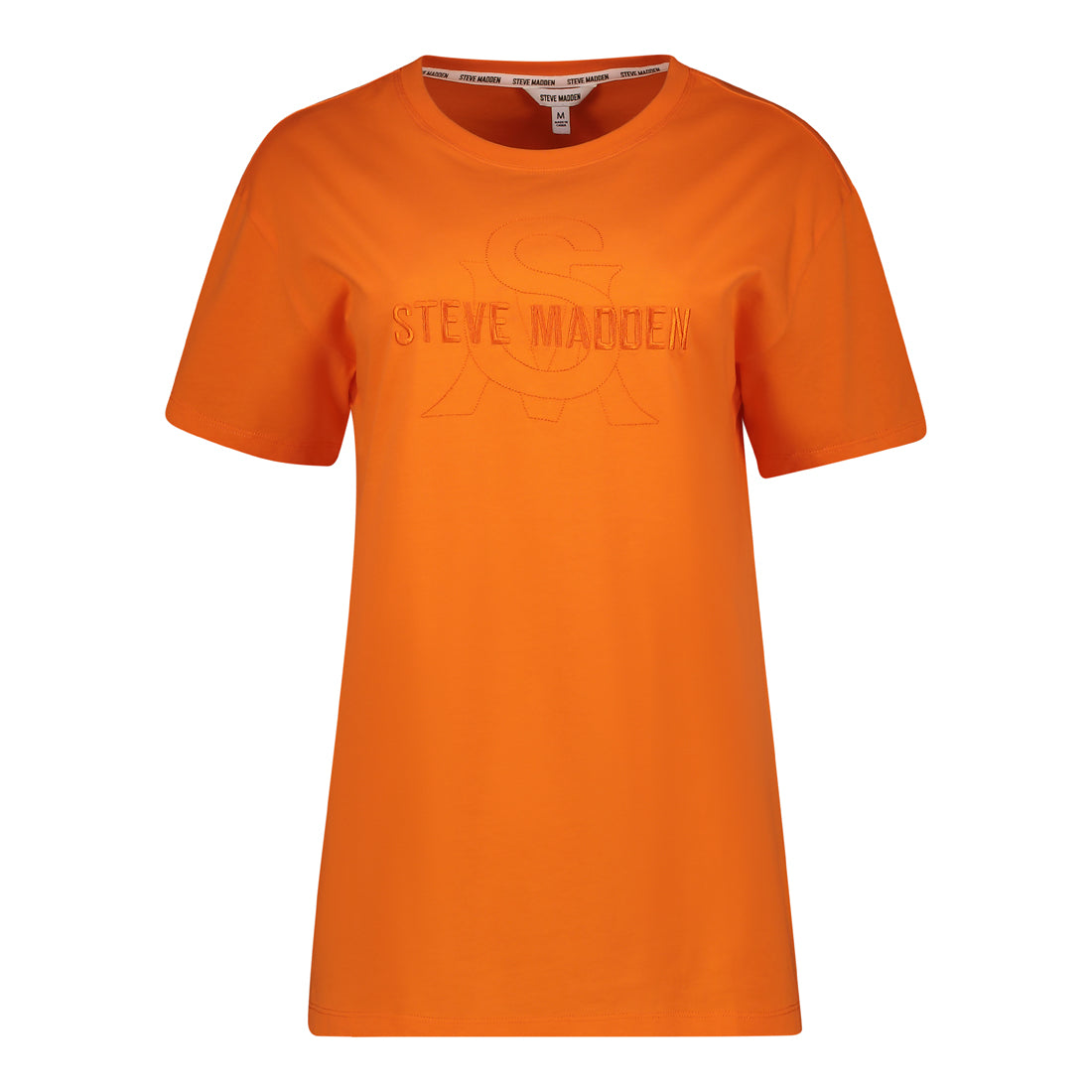 LAILA ORANGE SM LOGO TEE