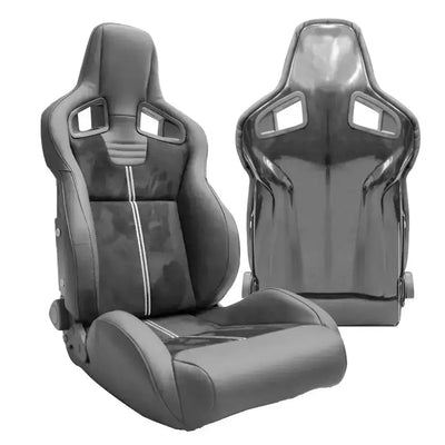 Premium Quality Wingback Race Seats - Fiberglass Re-Inforced (Pair)
