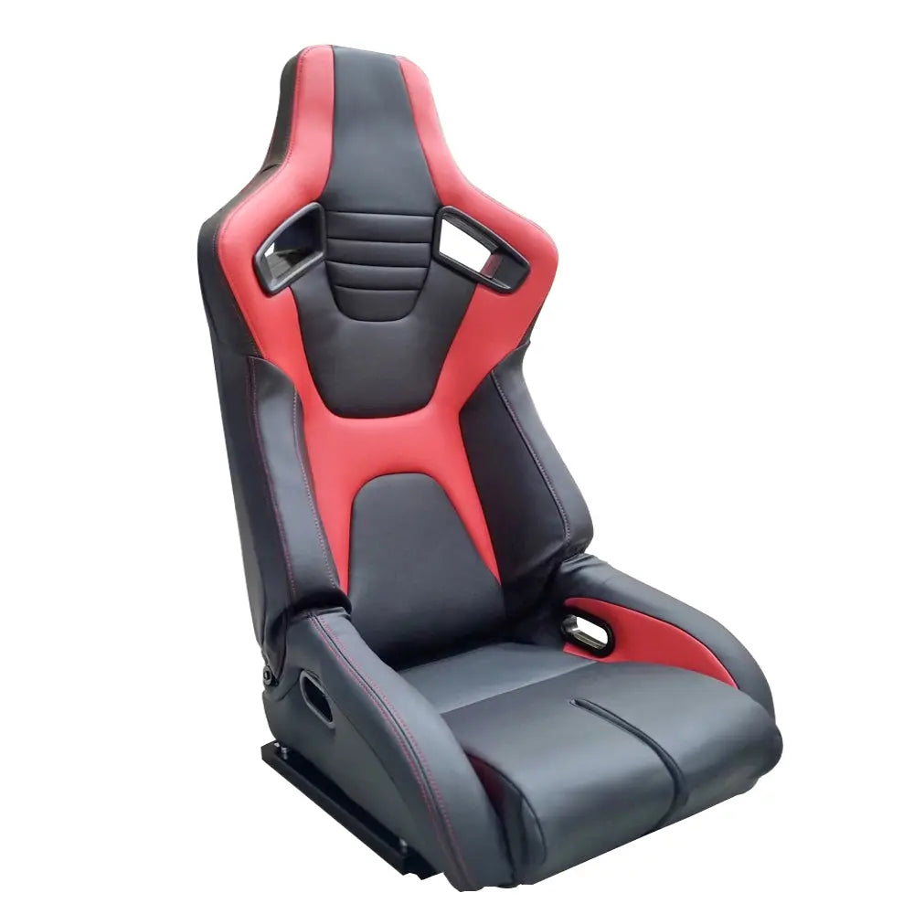 Reclinable Wingback Racing Seats PVC (Pair)