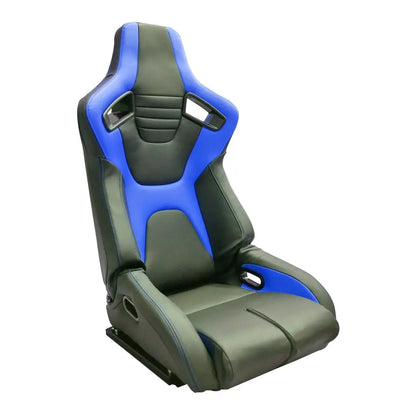 Reclinable Wingback Racing Seats PVC (Pair)