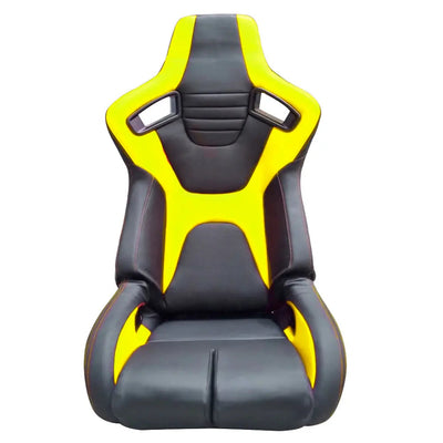 Reclinable Wingback Racing Seats PVC (Pair)