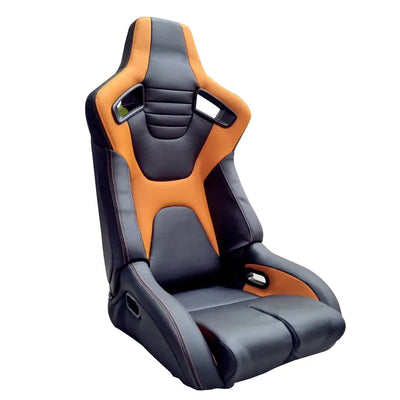 Reclinable Wingback Racing Seats PVC (Pair)