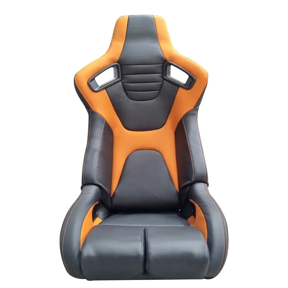 Reclinable Wingback Racing Seats PVC (Pair)