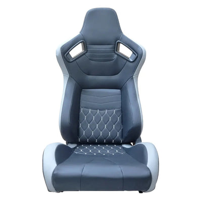Reclinable Wingback Racing Seats PVC (Pair)