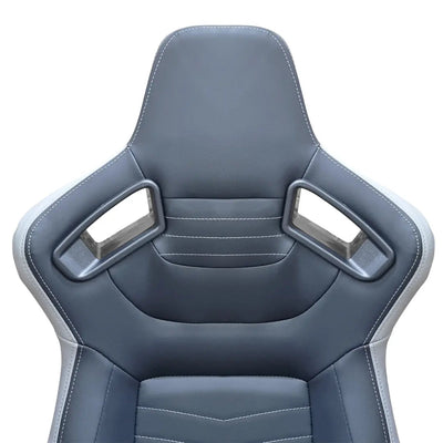 Reclinable Wingback Racing Seats PVC (Pair)