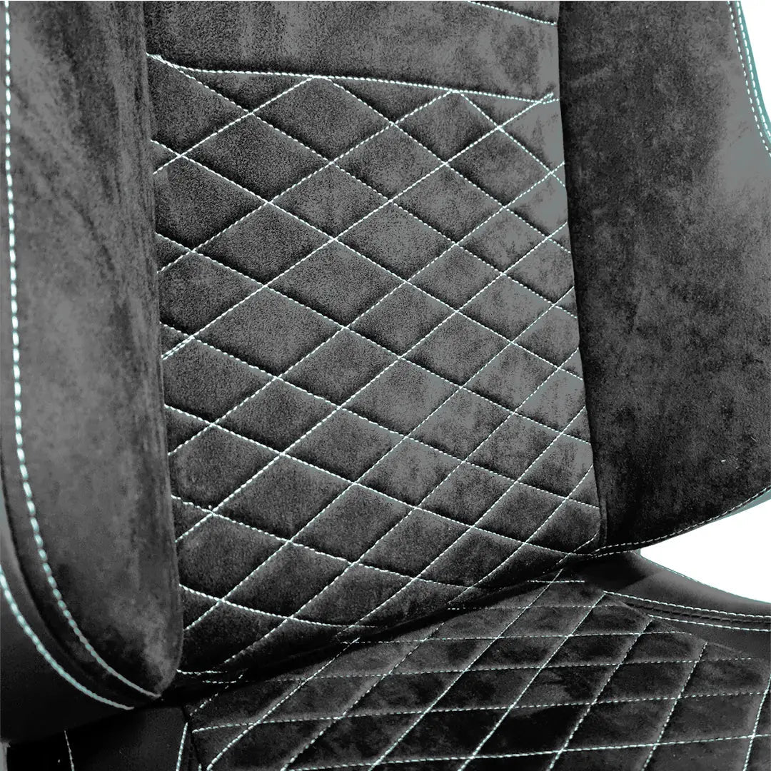 Reclinable Wingback Racing Seats PVC (Pair)