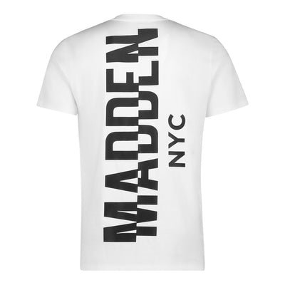 JAXON CREW NECK LOGO TEE WHITE