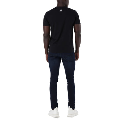 OLIVER CREW NECK LOGO TEE BLACK