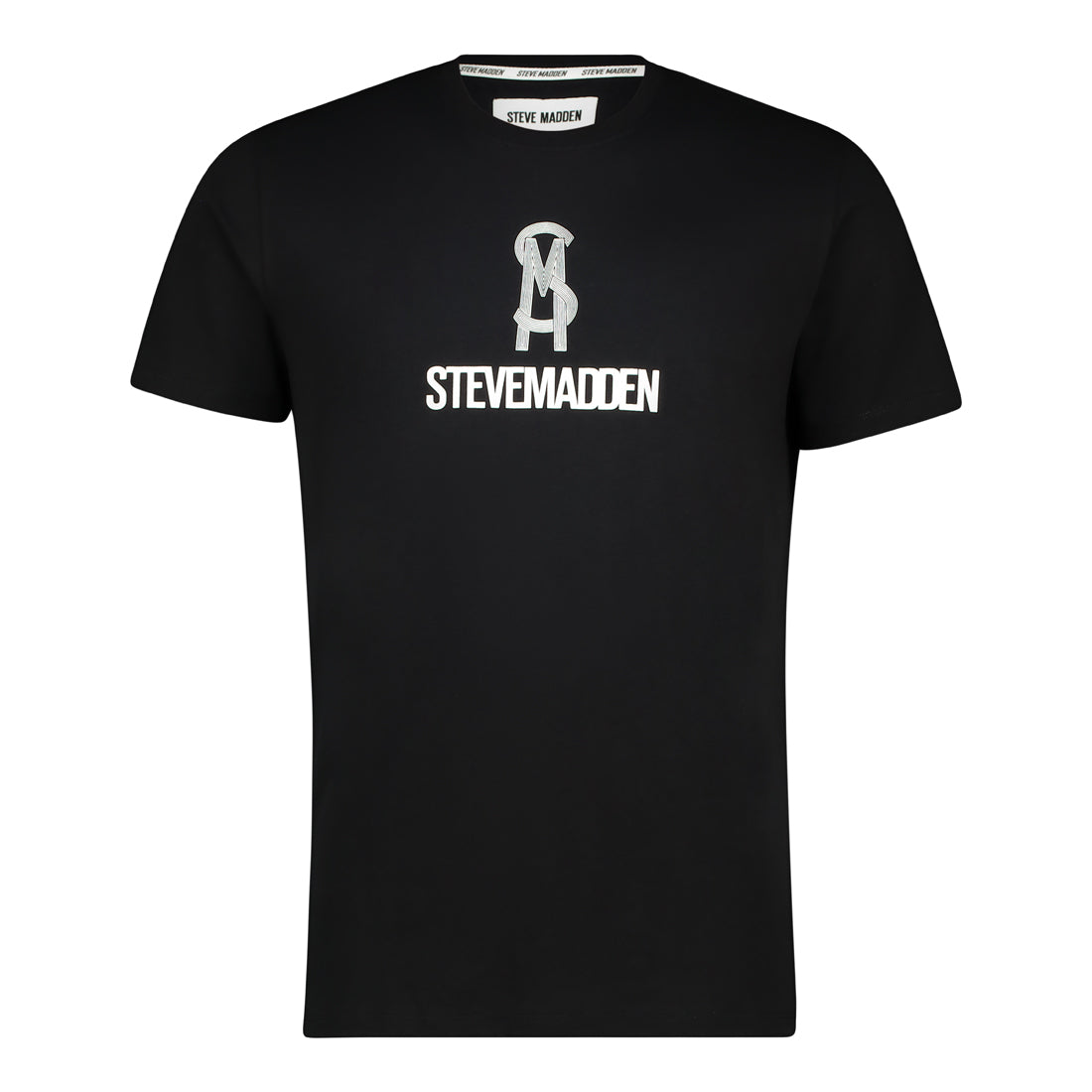 OLIVER CREW NECK LOGO TEE BLACK