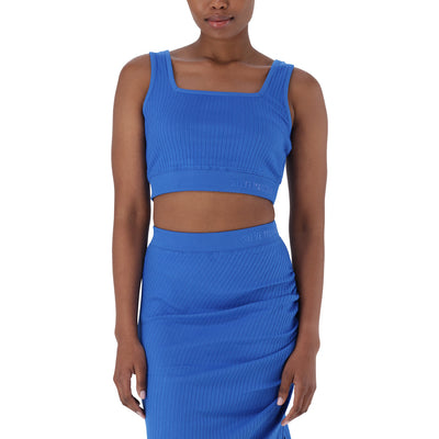 IVY BLUE SQUARE NECK CROP TOP