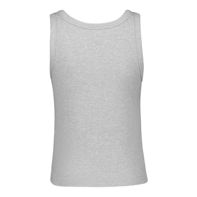 ISABELLA GREY MELANGE LOGO TANK TOP