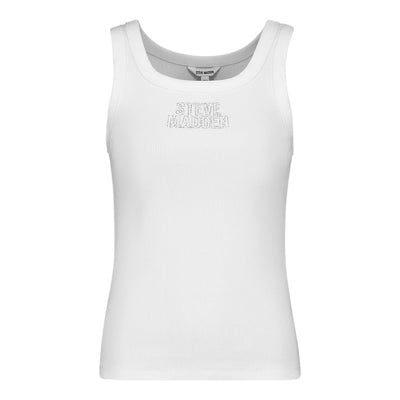 ISABELLA WHITE LOGO TANK TOP