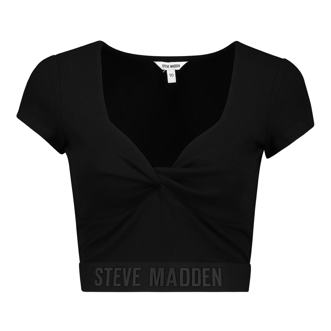 JENNA FRONT TWIST BUSTIER BLACK TOP