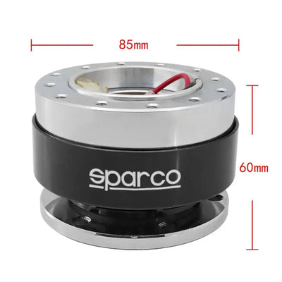 Sparco Quick Release Steering Wheel Hub Kit (Black)