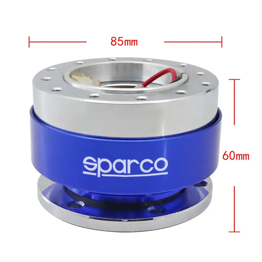 Sparco Quick Release Steering Wheel Hub Kit (Blue)